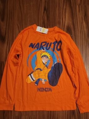 Naruto Orange Kids Long-Sleeve Graphic Tee by